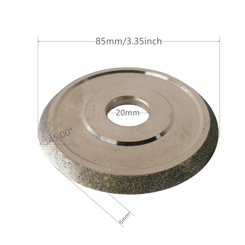 85mm Diamond Grinding Wheel Electroplate Grinding Circle 150Grit Grinder for Carbide Metal Tungsten Steel Milling Cu